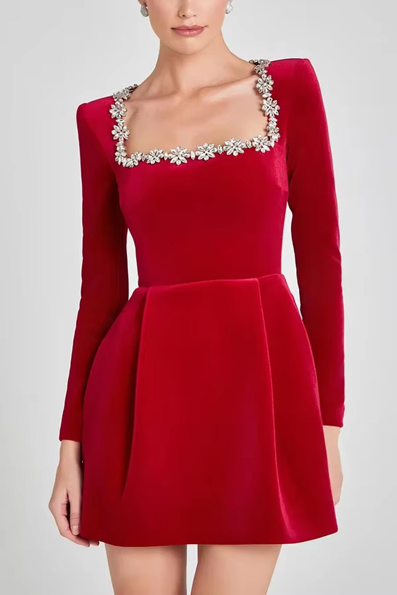 Elegant Velvet Dress